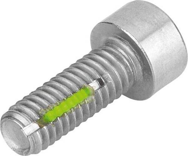 ZYLINDERSCHRAUBE MIT INNENSECHSKANT, DIN EN ISO4762, MIT GEWINDESICHERUNG M04X10, EDELSTAHL A2 70 BLANK