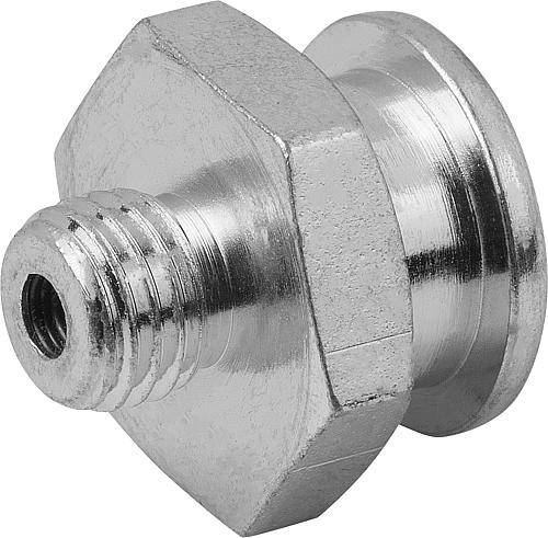 FLACHSCHMIERNIPPEL GERADE DIN3404 D=M16X1,5, D1=16, SECHSKANT SW=17, STAHL VERZINKT-0