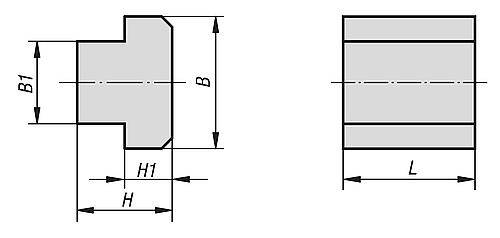 T-NUTENSTEIN, NB=18, L=28, B=28, VERGÜTUNGSSTAHL-5