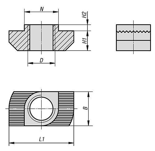 HAMMERMUTTER FÜR T-NUT D=M06 STAHL-1