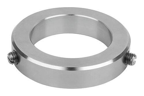 STELLRING DIN705, FORM:A GEWINDESTIFT MIT SCHLITZ 75X110, B=22, STAHL BLANK, KOMP:STAHL-0