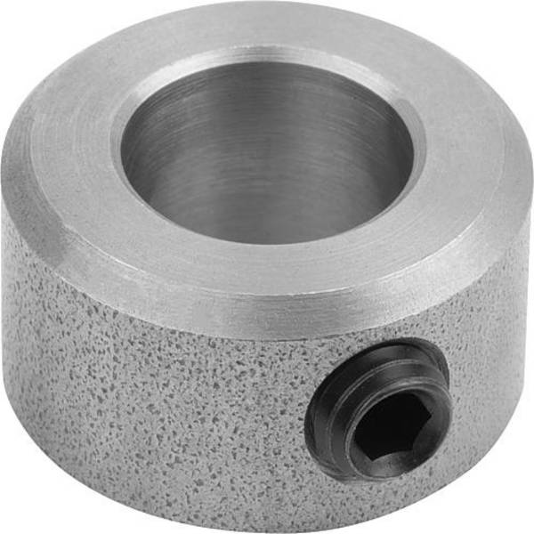 STELLRING DIN705, FORM:E GEWINDESTIFT MIT 6-KANT 35X56, B=16, STAHL BLANK, KOMP:STAHL