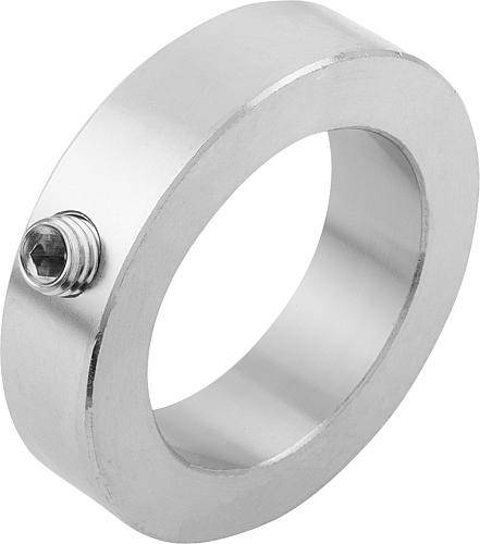 STELLRING DIN705, FORM:E GEWINDESTIFT MIT 6-KANT 7X12, B=8, EDELSTAHL BLANK, KOMP:EDELSTAHL-0