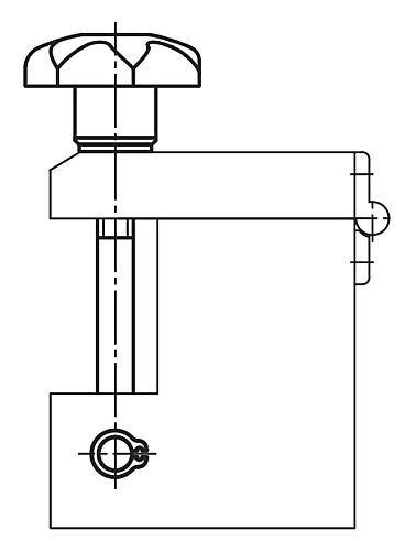 SCHWENKSCHRAUBE D=M10 STAHL, KOMP:THERMOPLAST-1