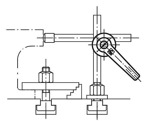 SPANNGELENK GR.2 ALUMINIUM, KOMP:THERMOPLAST, D=10-1