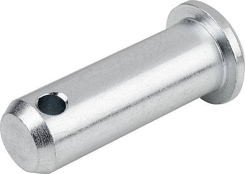 BOLZEN MIT SPLINTLOCH D1=12, A=29,5, EDELSTAHL
