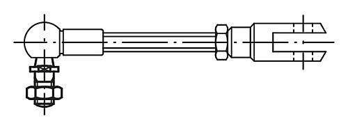 KUGELZAPFEN DIN71803 FÜR WINKELGELENKE, D1=10, FORM:C MIT GEWINDEZAPFEN M06, SW=8, STAHL VERZINKT UND PASSIVIERT-1