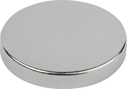 ROHMAGNET SCHEIBENMAGNET, NDFEB VERNICKELT, D=5 ±0,1-0