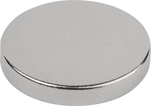 ROHMAGNET SCHEIBENMAGNET, NDFEB VERNICKELT, D=8 ±0,1