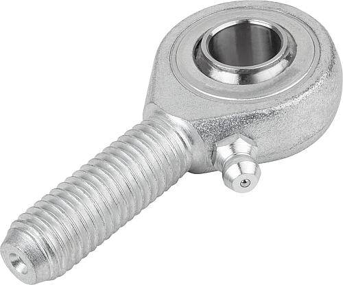 GELENKKOPF DIN ISO 12240-4 MIT KUGELLAGERUNG M20X1,5X47 LINKSGEWINDE, D=20, STAHL VERZINKT-0