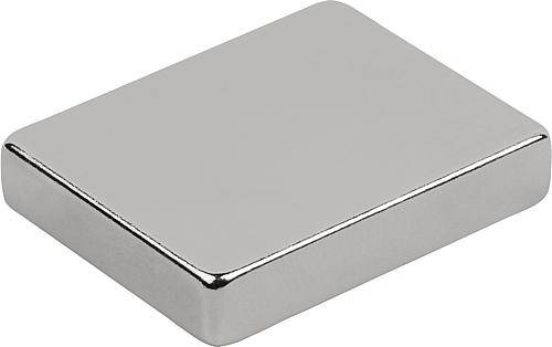 ROHMAGNET BLOCKMAGNET 10 ±0,1X7,5 ±0,1X2 ±0,1, NDFEB, VERNICKELT-0