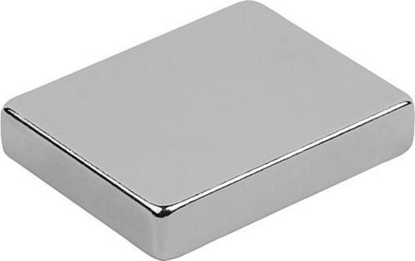 ROHMAGNET BLOCKMAGNET 10 ±0,1X7,5 ±0,1X2 ±0,1, NDFEB, VERNICKELT