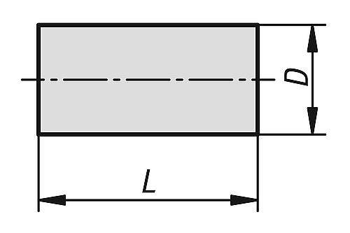 ROHMAGNET STABMAGNET L=80 ±0,2 ALNICO, D=34 +0/-0,2-1