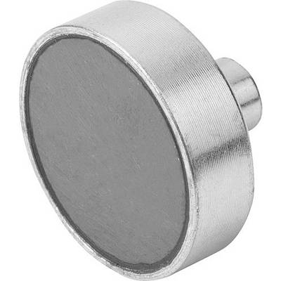 MAGNET FLACHGREIFER M06X12, D=50 ±0,20, H1=22, FORM:B, HARTFERRIT, RUND, KOMP:STAHL-0