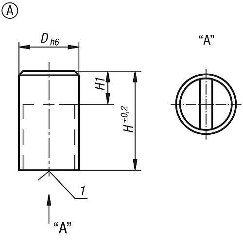 MAGNET STABGREIFER, RUND, D=32, FORM:A, SMCO, KOMP:MESSING-5
