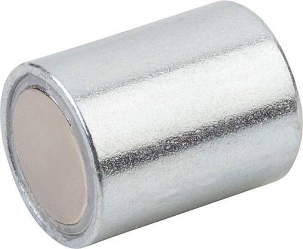 MAGNET STABGREIFER, RUND, D=50 D1=M12, NDFEB, KOMP:STAHL