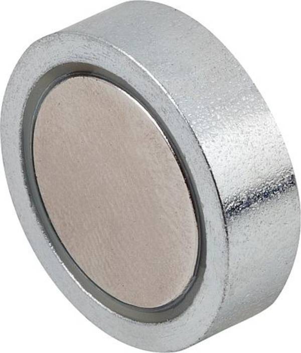 MAGNET FLACHGREIFER, FORM:A, D=20 ±0,15, H=6, NDFEB, RUND, KOMP:STAHL