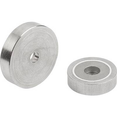 MAGNET FLACHGREIFER H=6 SMCO, RUND, KOMP:EDELSTAHL, D1=4,5, D=20 ±0,15-0