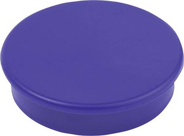 MAGNET HAFTMAGNET H=7 HARTFERRIT, RUND, KOMP:KUNSTSTOFF, BLAU, D=16