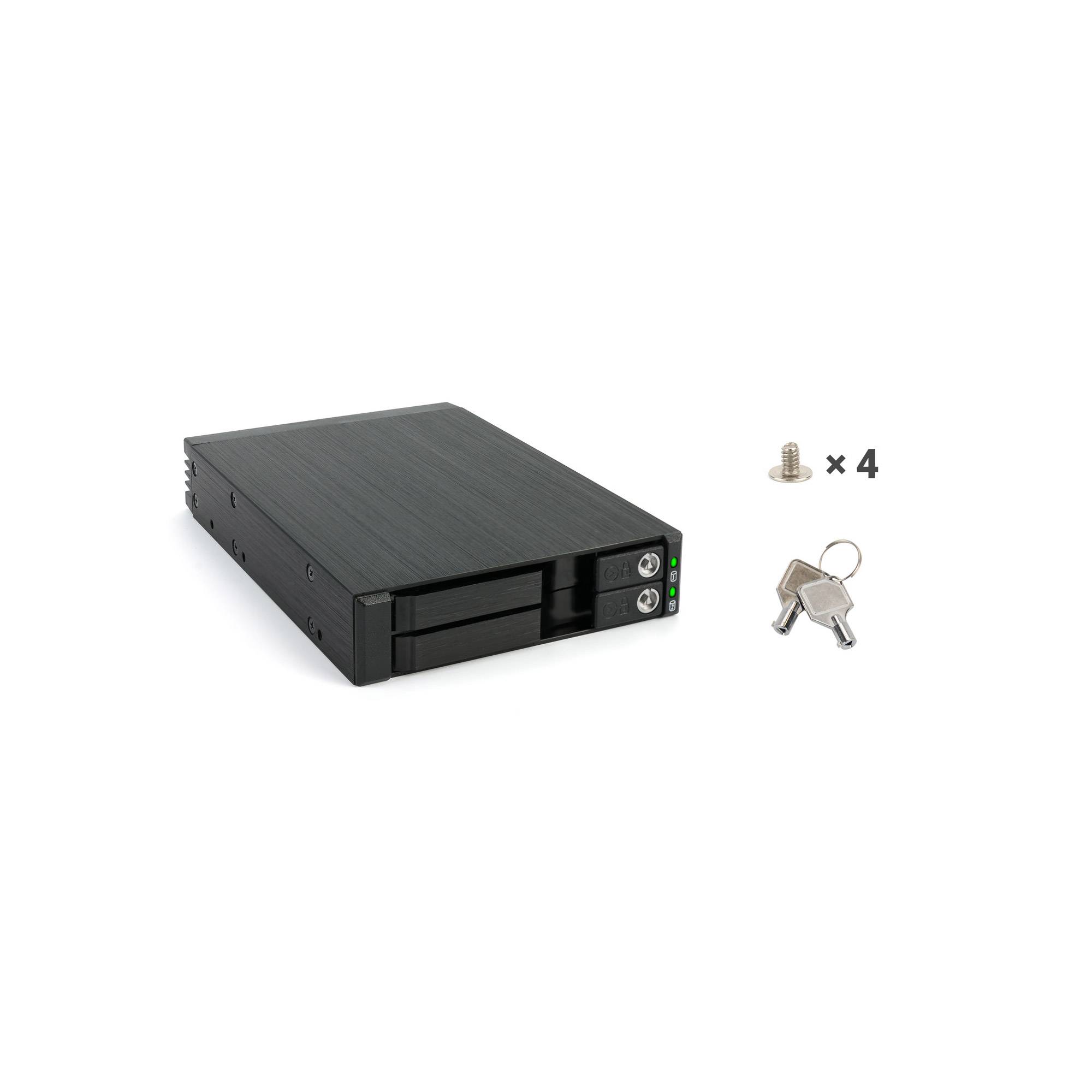 FANTEC MR-25DUAL - Mobiles Speicher-Rack - 2.5"" (6.4 cm)-7