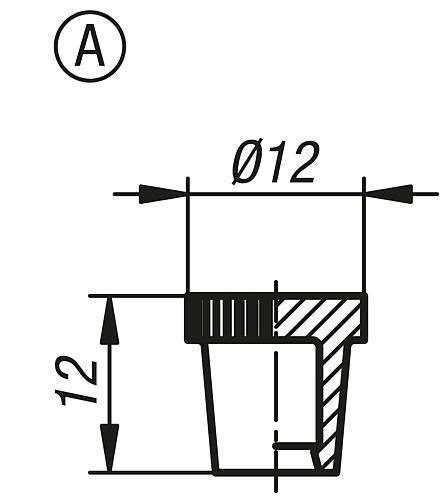 SCHUTZKAPPE, FORM:A, GELB-1