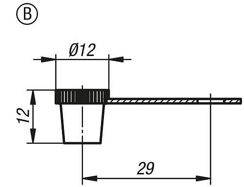 SCHUTZKAPPE, FORM:B, GELB-3