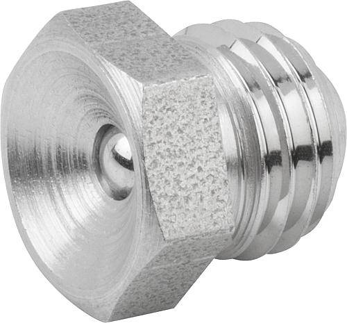 TRICHTERSCHMIERNIPPEL GERADE D=M08X1, FORM:A EDELSTAHL, SECHSKANT-0