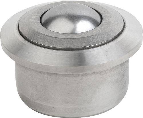 KUGELROLLE GEHÄUSE EDELSTAHL 1.4021, MASSIVAUSFÜHRUNG, KOMP:EDELSTAHL-0