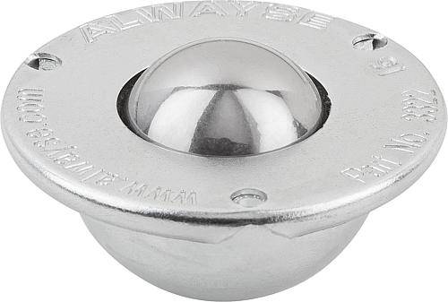 KUGELROLLE, FORM:C STAHL, KOMP:EDELSTAHL-0