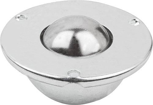 KUGELROLLE, FORM:B STAHL, KOMP:STAHL-0