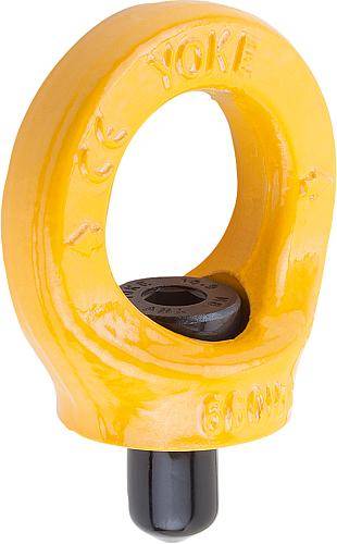 RINGSCHRAUBE DREHBAR D=M10 STAHL, GELB, OHNE SECHSKANTSCHLÜSSEL, SCHWARZ-0