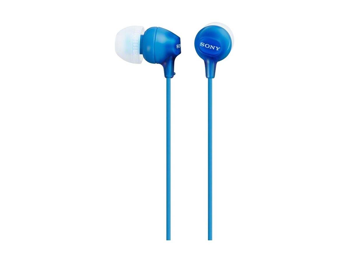 Sony MDR-EX15AP In Ear Kopfhörer kabelgebunden Stereo Blau Headset-4