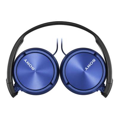 Sony MDR-ZX310AP On Ear Kopfhörer kabelgebunden Conrad Schweiz Faltbar Blau Headset, – Electronic