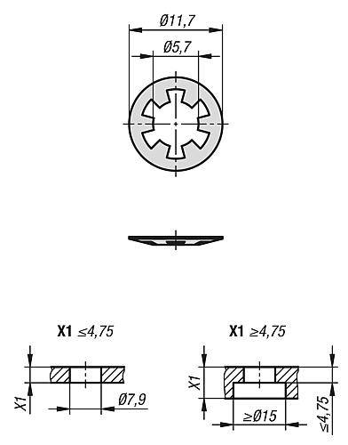 HALTESCHEIBE, STAHL VERZINKT-1