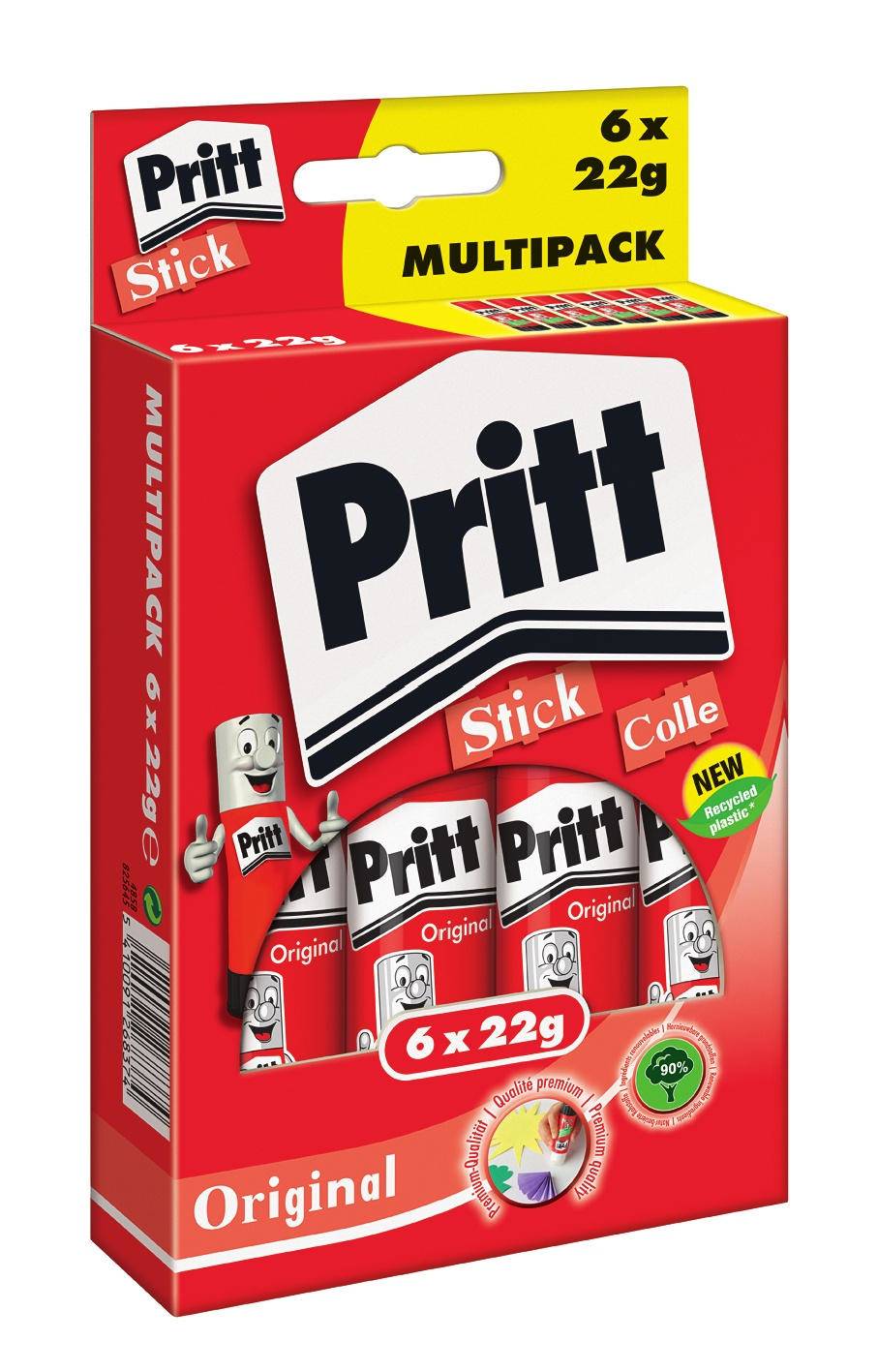 Klebestift 22g Kunststoffhülse 6 St./Pack. - Artikel: 160627000-2