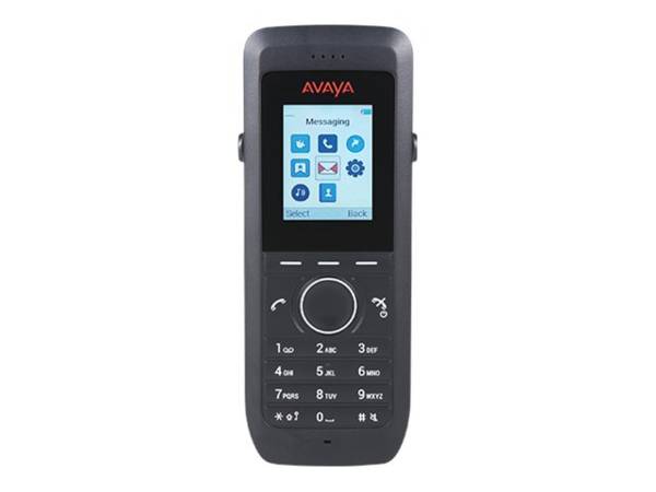 AVAYA 3730 - DECT-Handset (1,8" LED-Farbdisplay | Freisprechfunktion | Vibration | IP40) - in schwarz