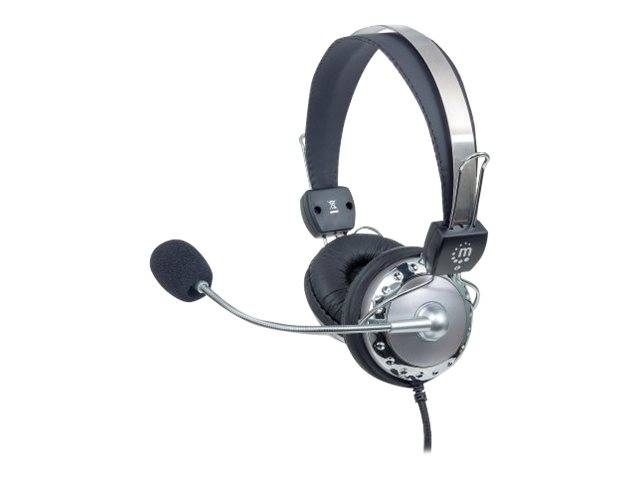 Manhattan Stereo Over-Ear Headset (3.5mm), Microphone Boom (padded)-0