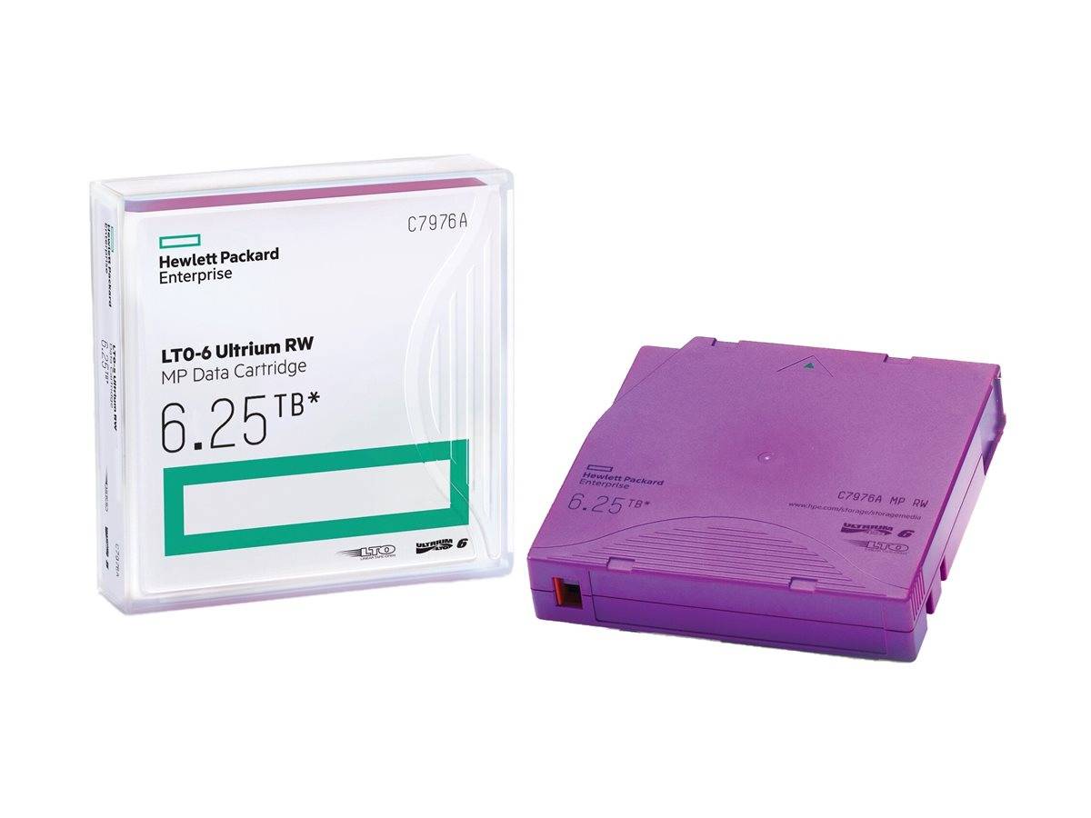 HPE RW Data Cartridge - 20 x LTO Ultrium 6 - 2.5 TB / 6.25 TB-0