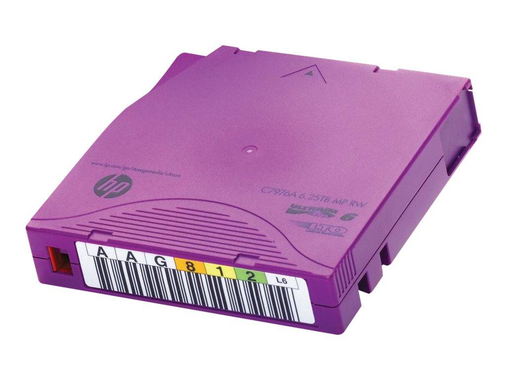 HPE RW Data Cartridge - 20 x LTO Ultrium 6 - 2.5 TB / 6.25 TB-5