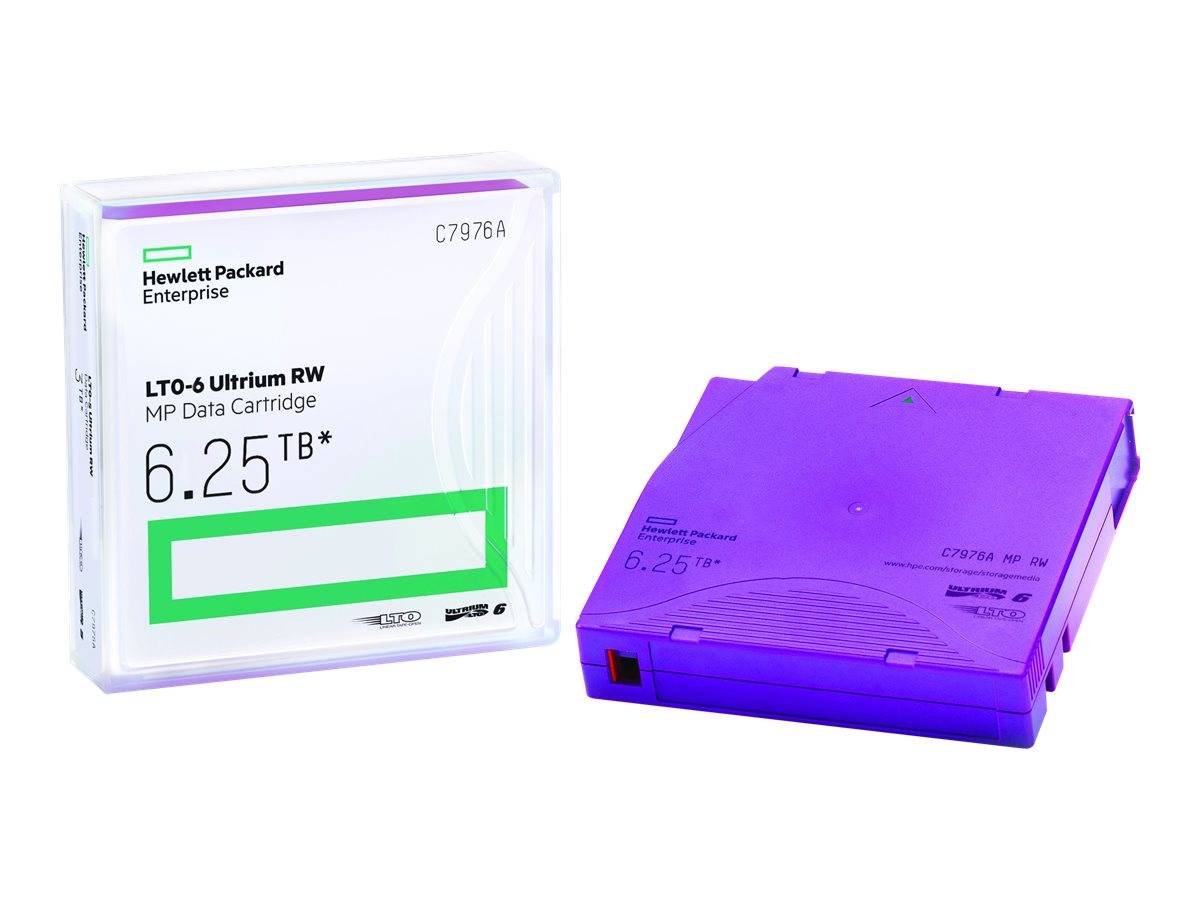 HPE RW Data Cartridge - 20 x LTO Ultrium 6 - 2.5 TB / 6.25 TB-6