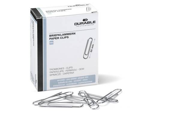 DURABLE - Büroklammern - 50 mm - zinkbeschichtet-2