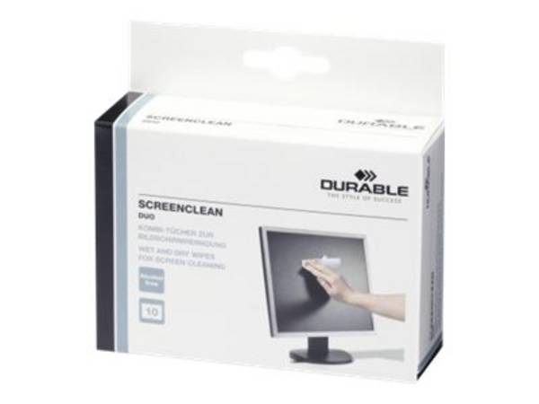 DURABLE Screenclean DUO - Reinigungstücher (Wipes)