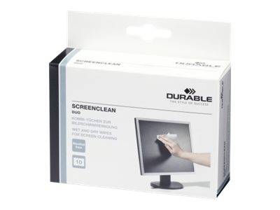 DURABLE Screenclean DUO - Reinigungstücher (Wipes)-0
