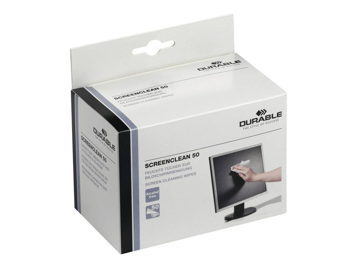 DURABLE Screenclean 50 - Reinigungstücher (Wipes)-5