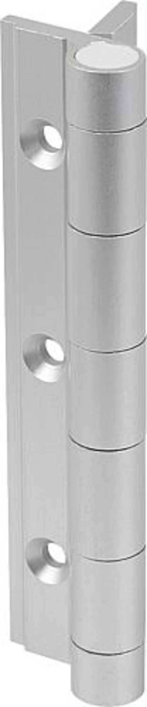 FEDERSCHARNIER FEDER ÖFFNEND A=35, B=90, ALUMINIUM FARBLOS ELOXIERT