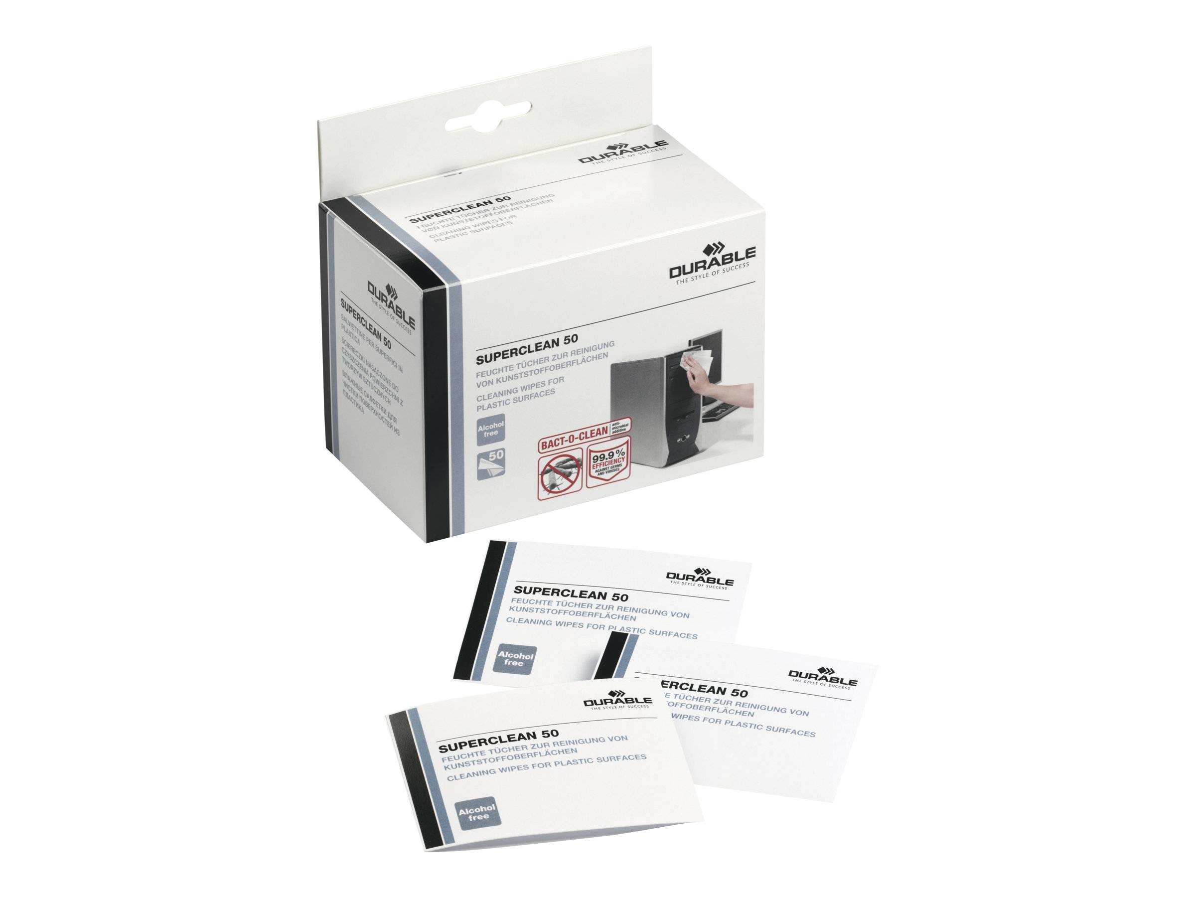 DURABLE Superclean 50 - Reinigungstücher (Wipes)-0
