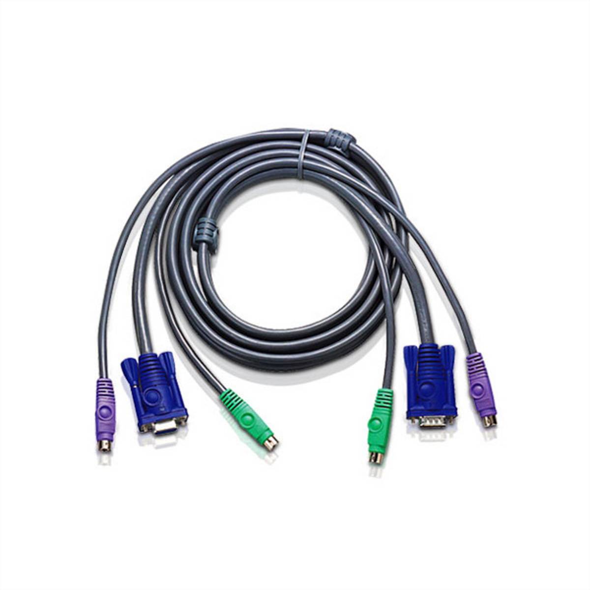 ATEN 2L-5002P/C - Tastatur- / Video- / Maus- (KVM-)-2