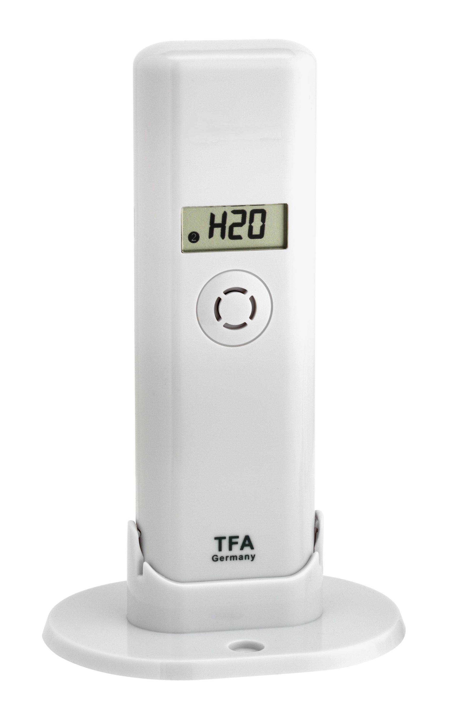 TFA WeatherHub - Temperatur- und Feuchtigkeitssensor mit Wasserdetektor-4