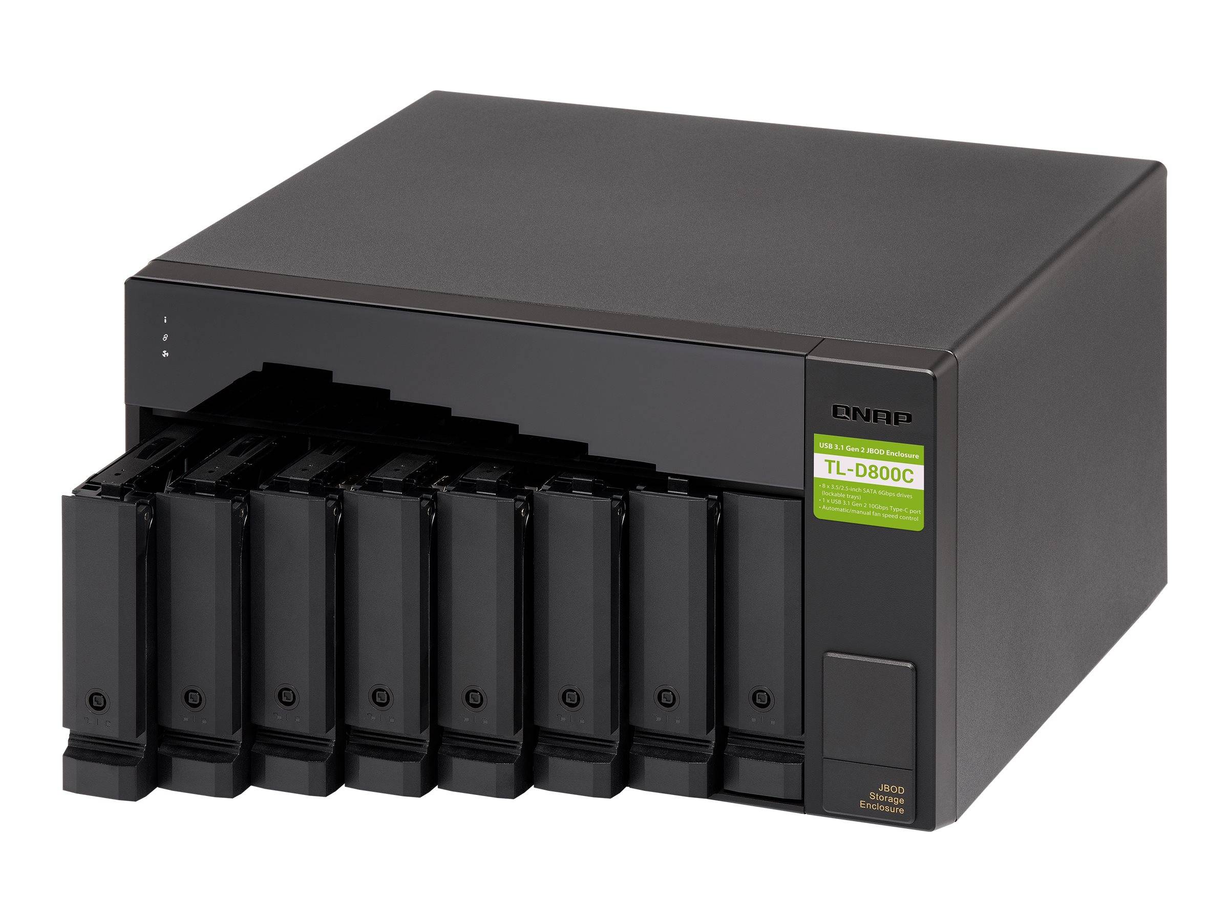 QNAP TL-D800C - Festplatten-Array - 8 Schächte (SATA-600)-0