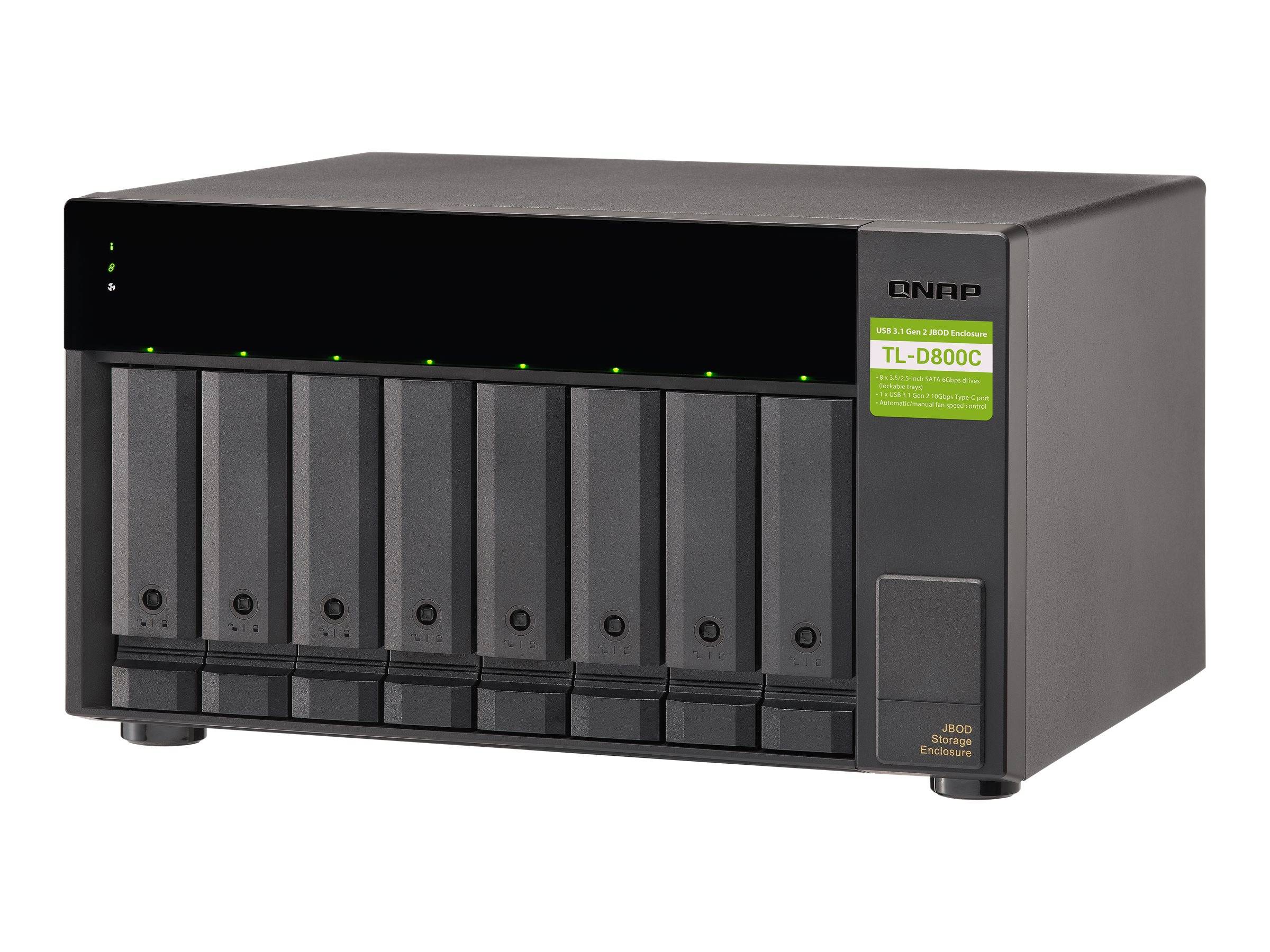 QNAP TL-D800C - Festplatten-Array - 8 Schächte (SATA-600)-6